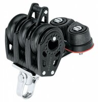 Harken 29mm Carbo Dreifachblock mit Carbo-Cam und Hundsfott