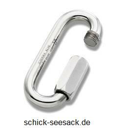 Schraubschäkel gr. Öffnung 3,5mm