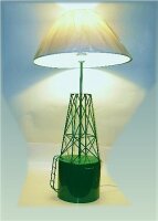 Bojenlampe, grün, ca. 82 cm